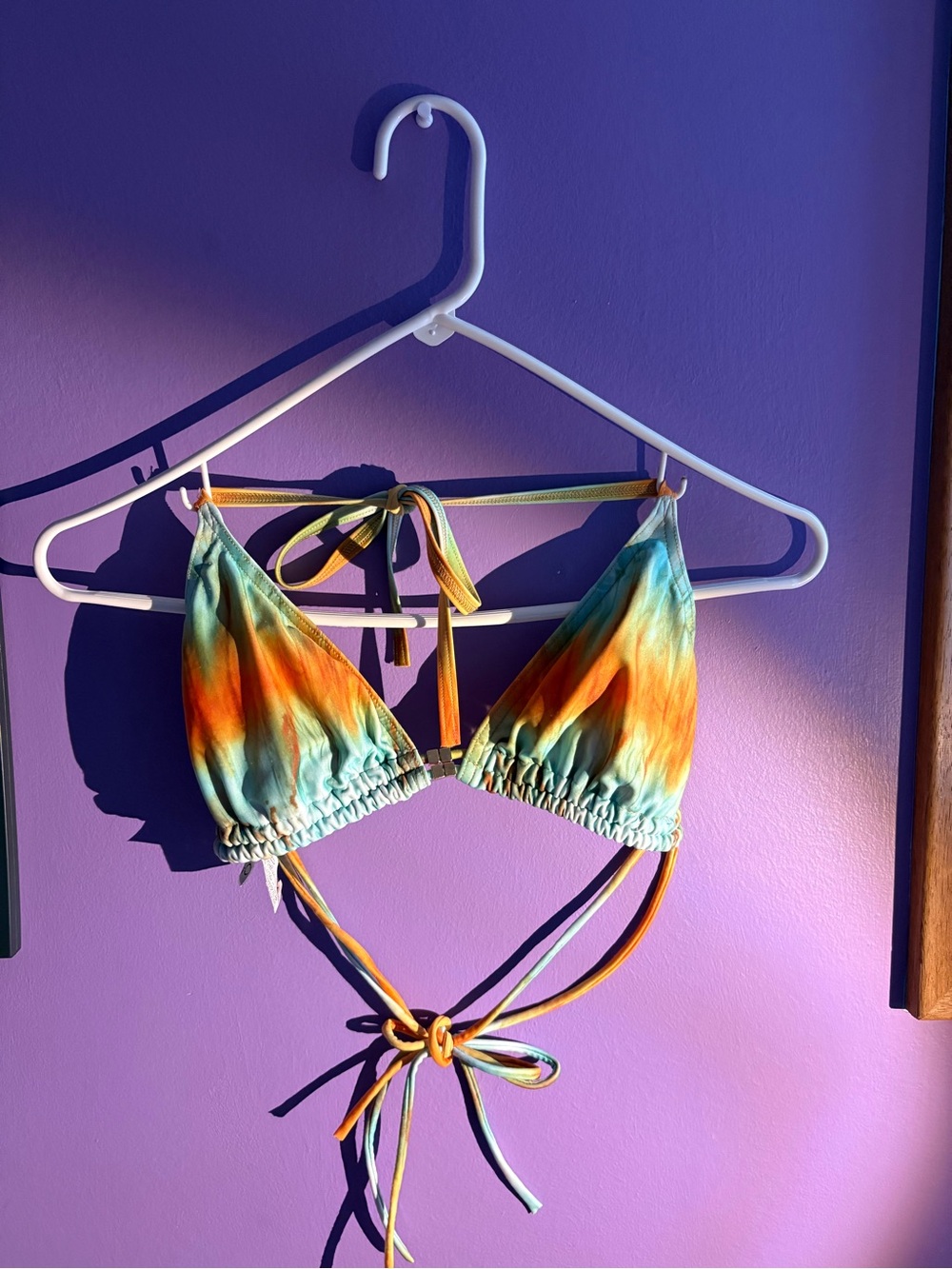 Tropical Bikini Top in a Gradient of Colours